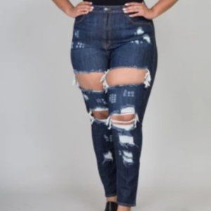 High Rise Denim Jeans